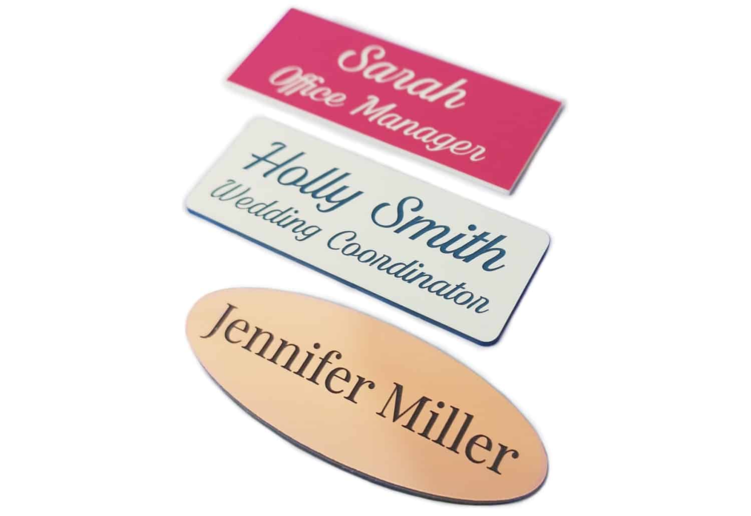 Name Tags And Badges Online easy to customize and order Marktek